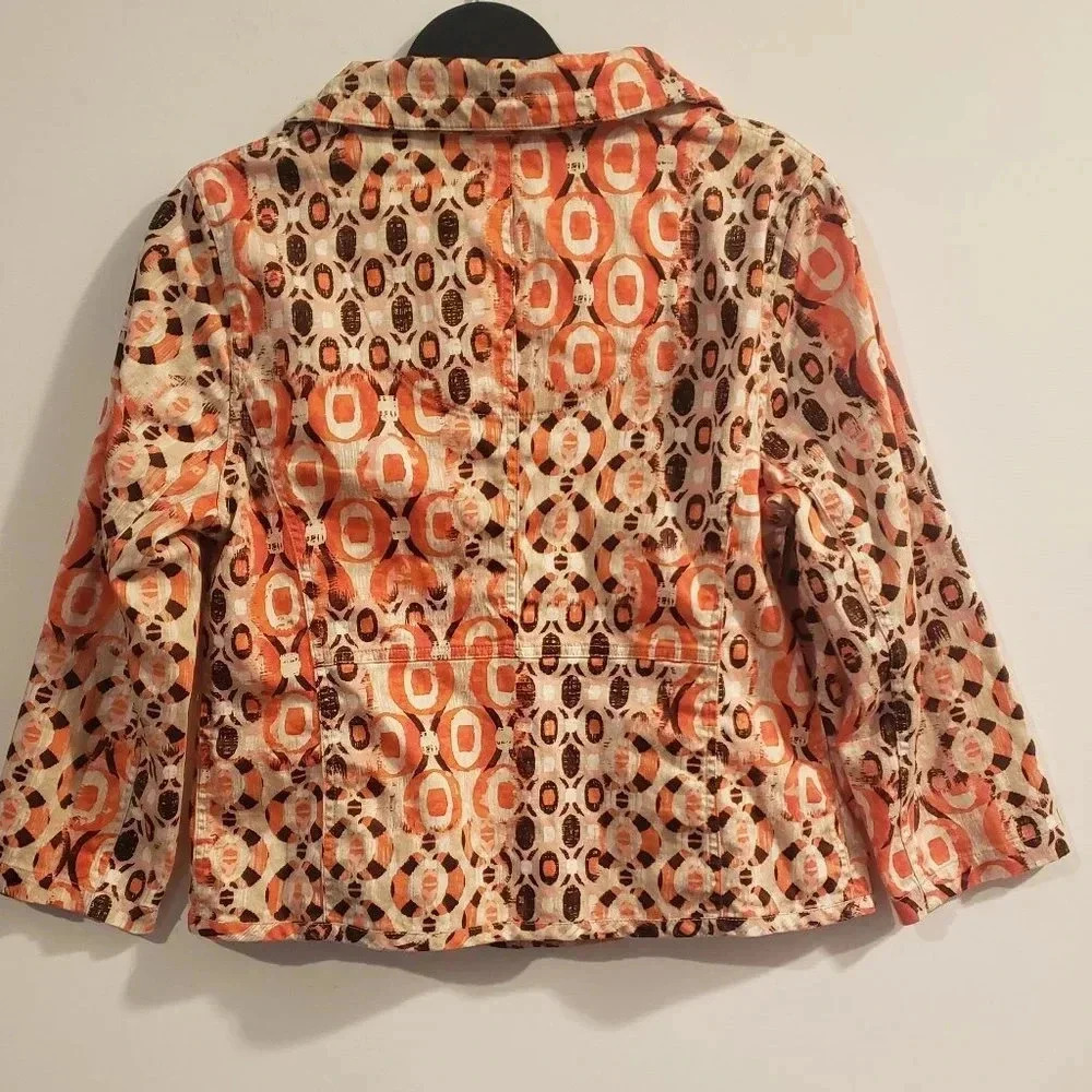 Ruby Rd Print Jacket. Size 12 fits small - Picture 5 of 5